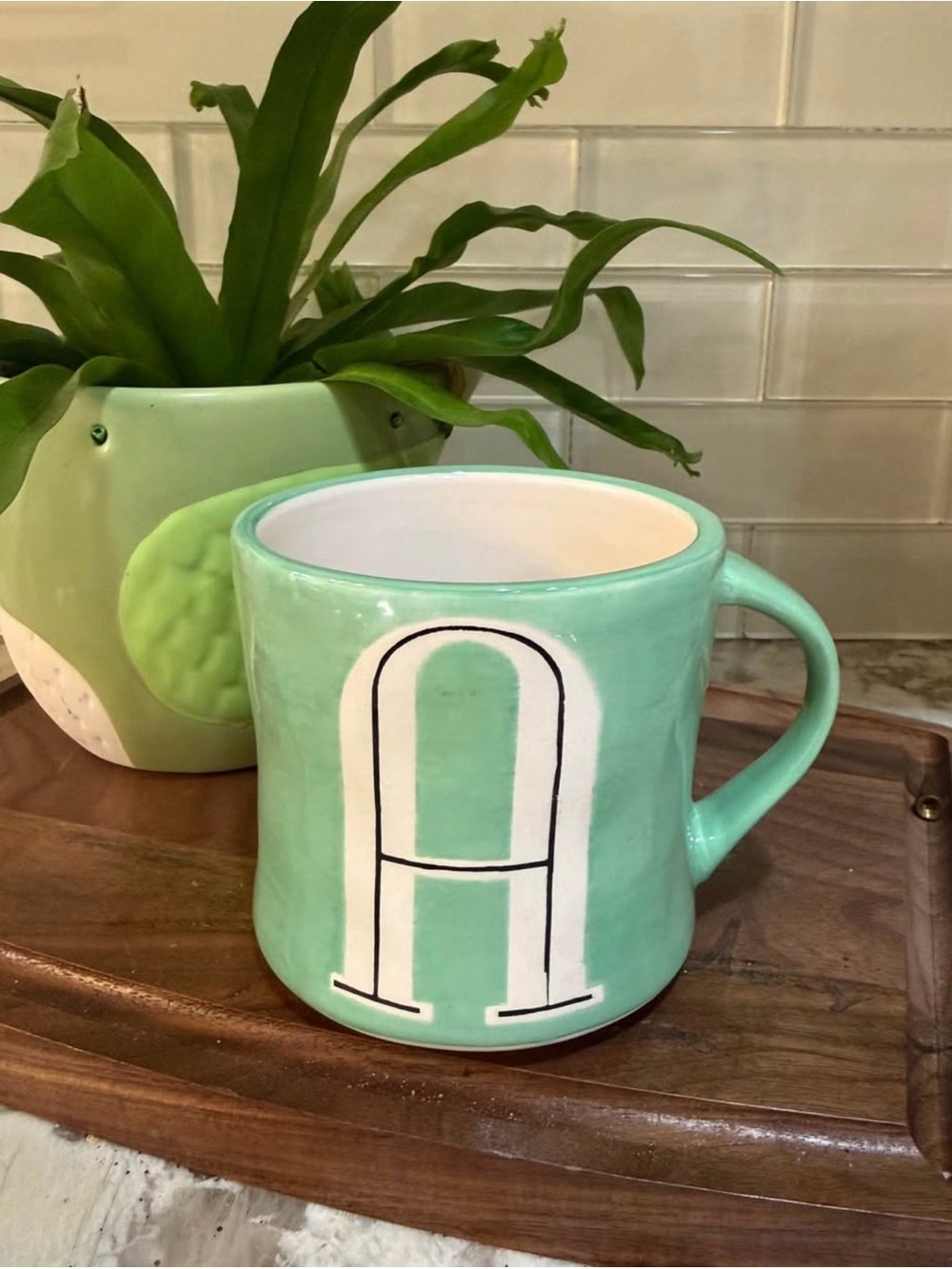 Monogram “A” Anthropologie Mug